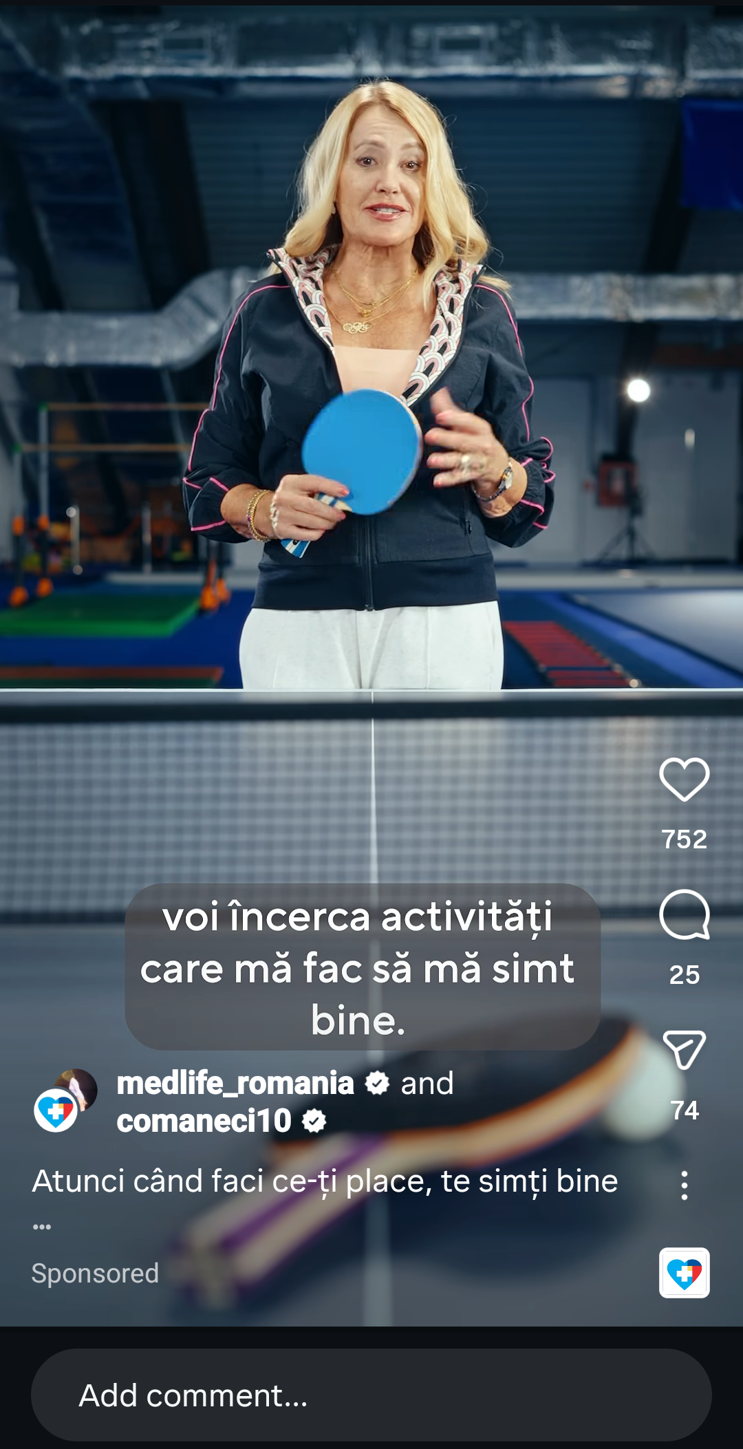 Critica reclamei pure: merge și-așa screenshot 20251114 013134 instagram